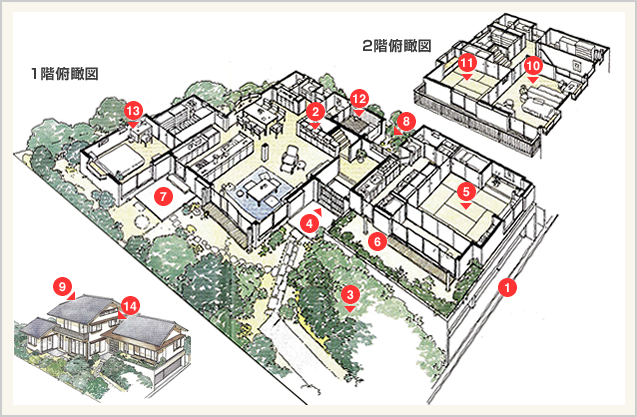 1・2階俯瞰図