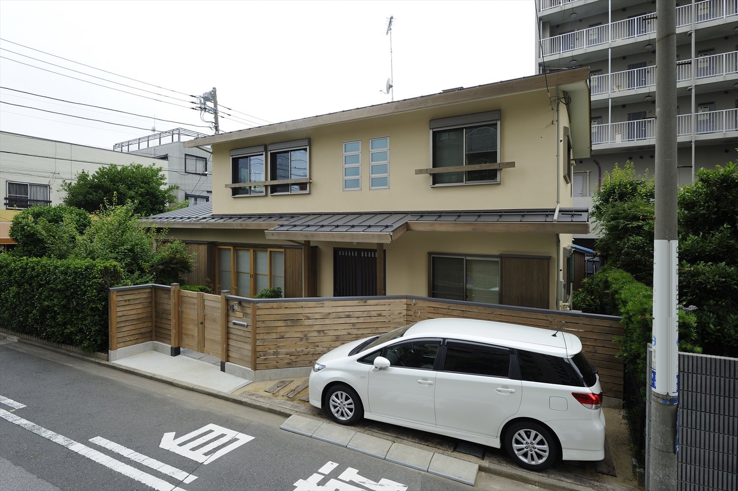 暮らしのアイデアを盛り込んだ二階建て住宅